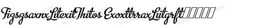 FZZanMeiTiS ExtraLig字体转换